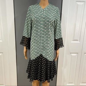 Steffen Schraut green dress and polka dot
